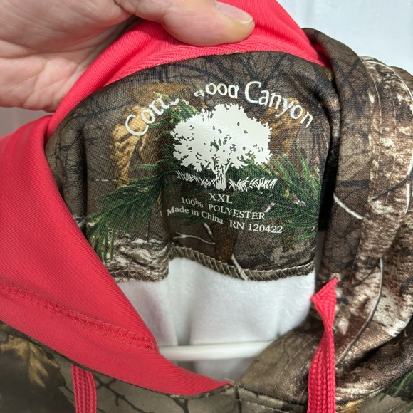 Realtree Xtra Camo Cottonwood Canyon Hoodie Pullover Jacket Fleece Lined | XXL - Picture 3 of 3